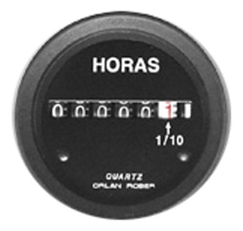 Horímetro Cuenta Horas 12/24v Classic Orlan Rober H- 1224 0