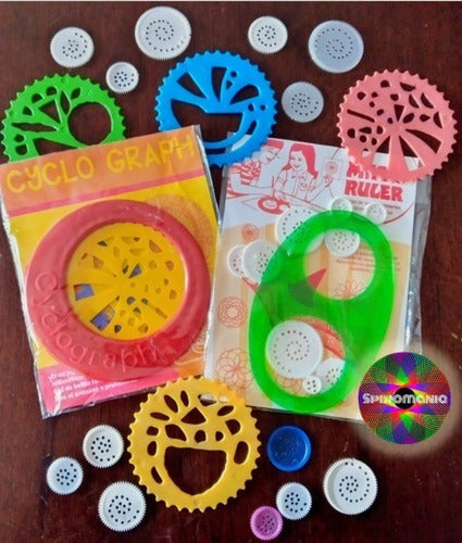 Double Pack National Spirographs for Drawing Mandalas 0