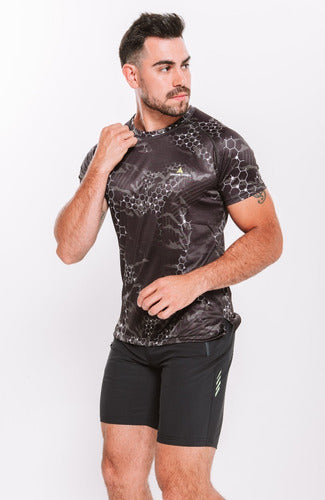 Men's Sublimated Sports T-Shirt Lycra Urban Luxury 11