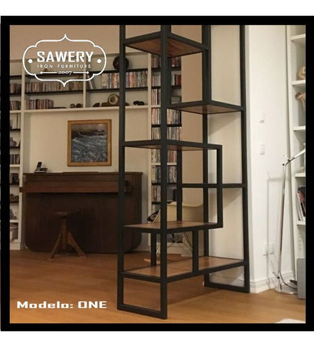 Custom Design Library Shelves with Drawers and Cubes by Sawery® 4