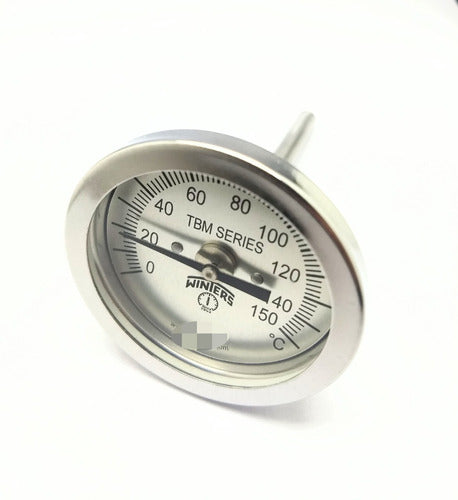 Winter's Bimetallic Thermometer Stainless Steel 50mm 0/150°C Tbm20025b32 0