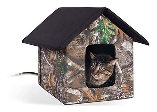 K&h Pet Products Refugio Para Gatos Con Calefaccion Al Aire 0