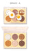 SP Colors Funny Eggs Eyeshadow Palette - 6 High Quality Shades 1