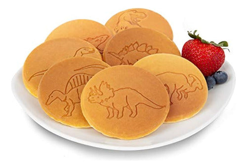 Dino Mini Pancake Pan - Haz 7 Dinosaurios Flapjack Únicos, P 2