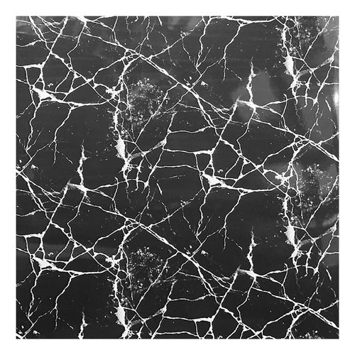 IDD Pack X5 Autoadhesive Panels Similar to Black Marble 60x60cm 1