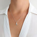 925 Silver Initial Letter Necklace 11