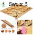 Dulces Sabores Set of 3 Reusable Non-Stick Baking Sheets 30x40 cm 1