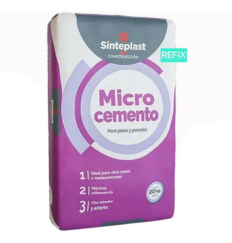 Sinteplast Microcemento 20kg Sinteplast Micropiso Cementicio Monocomp 0