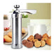 Stainless Steel Cookie Machine 4 Nozzles 10 Molds 2