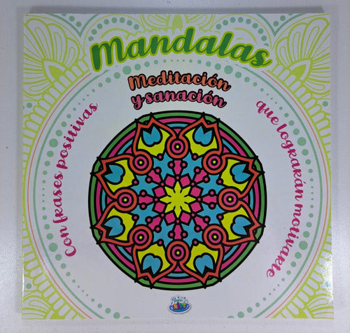 SORELLA LIBROS Lote X 2 Mandalas Para Colorear Flores / Meditacion 1