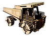 Camion Minero Carga Puzzle 3d Madera Armar Rompecabezas 0