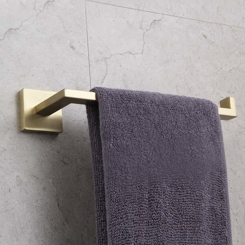 Gerzwy Set of 2 Bathroom Accessories Zirconium Gold 4