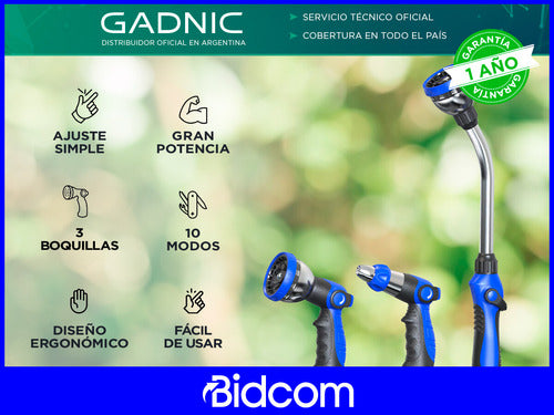 Gadnic 3 Ergonomic Garden Watering Guns with 10 Spray Modes 1