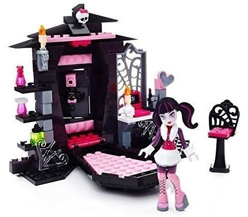 Mega Bloks Monster High Draculaura's Vamptastic Room Building Set 1