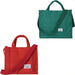 Set of 2 Small Women's Handbags Crossbody Shoulder Bag in Soft Corduroy Fabric 20