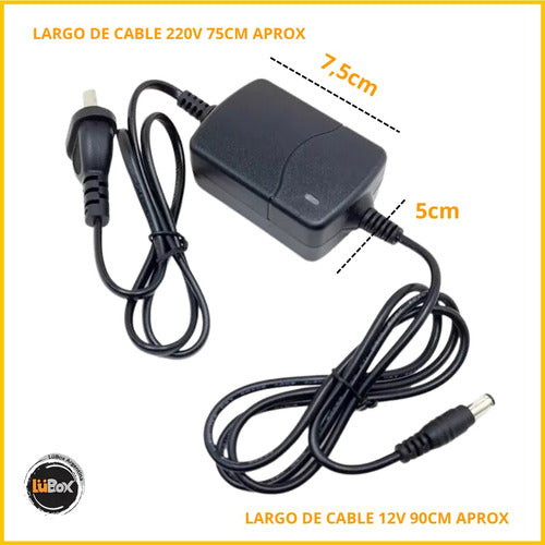 Switching Power Supply 220V to 12V 1A (12W) with Cable for CCTV 1