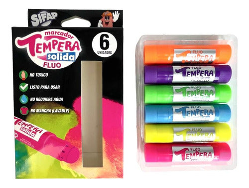 Sifap Solid Tempera Kit Complete x24 Colors 4