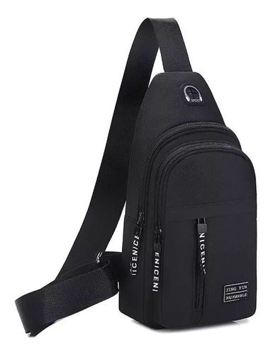 Sporty Unisex Crossbody Waist Travel Bag 0