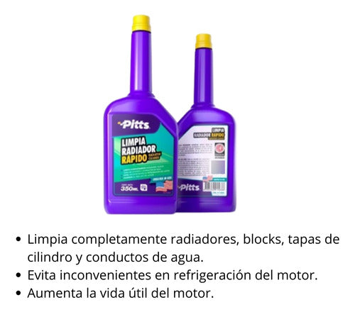 Pitts Limpia Radiador Block Rápido 350ml Neumóvil 1