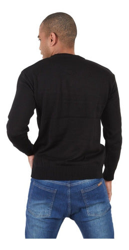 Men's V-Neck Sweater High-Quality Yarn 2
