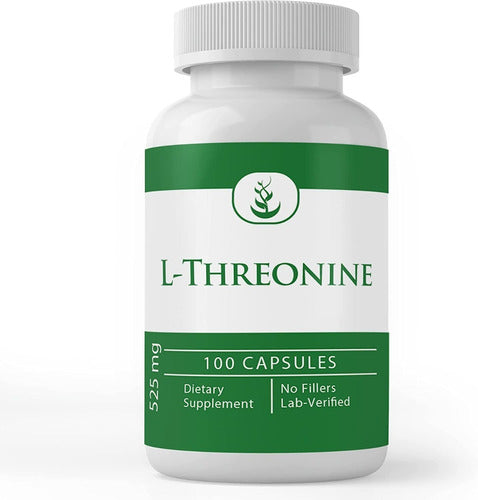 Pure Original L-Threonine 525mg 100 Capsules 0