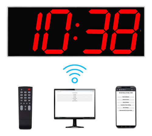 Reloj Pared Led West Ocean 6  Digit, Cuenta Regresiva, Cuent 4