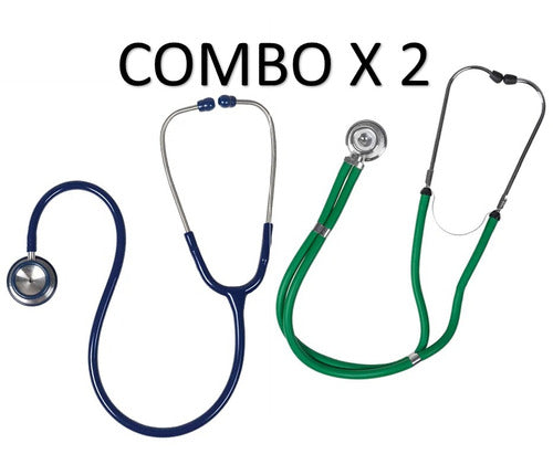 MELIPAL Double Stethoscope Set: Littmann & Rappaport Combo 0