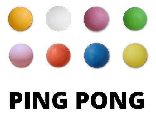 Bolas / Bolinhas De Ping Pong Colorida Pacote C/120 Unidades 1