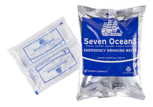 Seven Ocean Emergency Water Ration 500cc Nautical 1