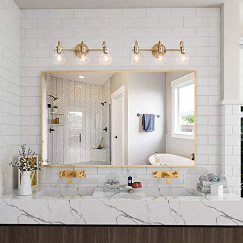 Ksana Gold Bathroom Vanity Lighting Fixtures 1