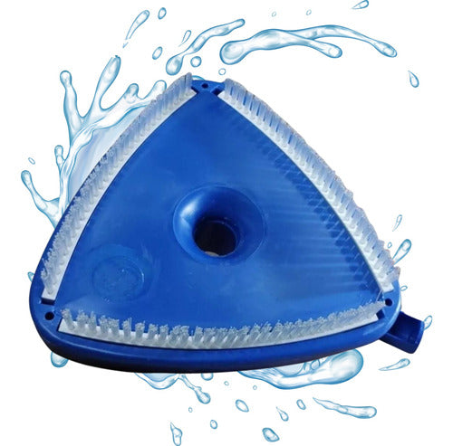 Vulcano Triangular Bottom Cleaner - Pool Brush 1