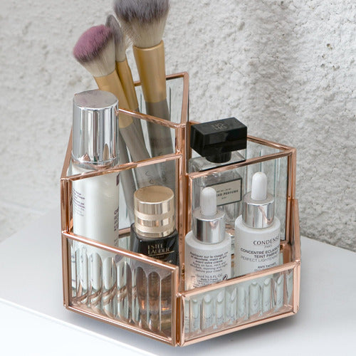 Giadun Golden Vintage Glass - Makeup Organizer 3