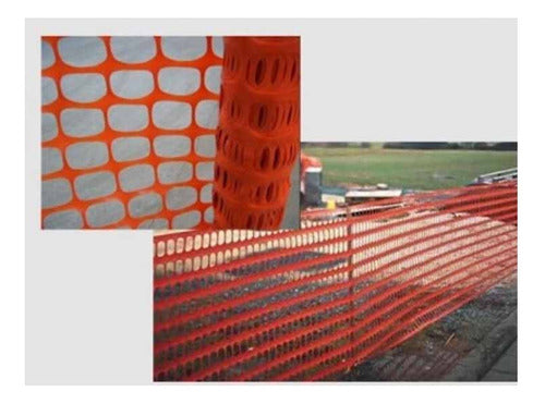 FUP Malla Plastica De Seguridad 1,20 X 50 Mts. - 65*35 - 120 Gr. 0