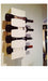 Metal Wall Wine Rack 4 Bottles 7