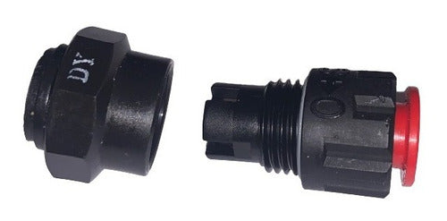 Quick Connect Coupler Tube 3/8 Connector and Ferrule Tube 0