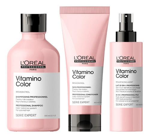 L'Oréal Professionnel Shampoo + Conditioner + 10 In 1 Vitamino Color 0