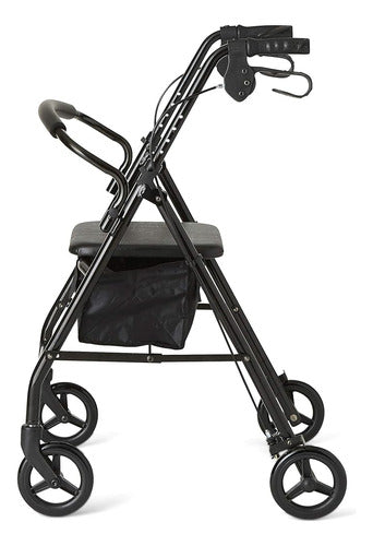 Medline Aluminum Walker with Seat, Walker 2