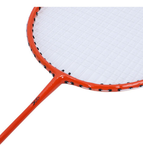 Conjunto De Badminton Vermelho Para Raquete Profissional De 6