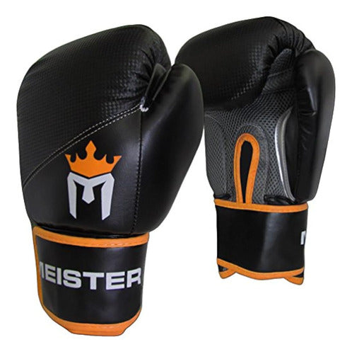 Guantes De Boxeo Meister Pro Par De Muñequeras 0