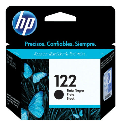 HP Original Ink Cartridge 122 Black Standard Yield 0