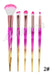 Beautifull Regalos Set of 5 Soft Gradient Handle Makeup Brushes 7