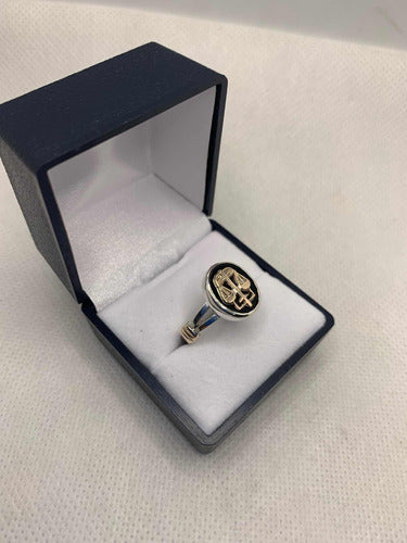 Atlanthis Professional Lawyer Ring in Silver, Gold, and Onyx 2