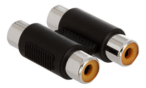 Adapter 2 RCA Female to 2 RCA Female by Ampro CLC-RCAFF 0