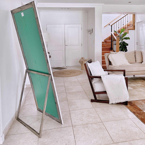 Large Full Body Floor Mirror 163x53 cm with Wood Frame 1