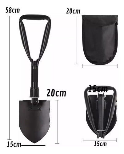 Redfish Folding Reinforced Shovel Large Camping Pick 3