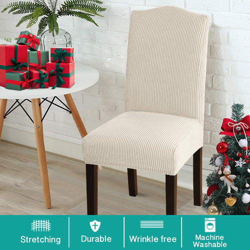 Turquoize Turquoise Dining Chair Covers Stretchable 1