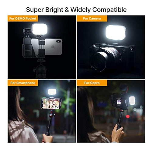 Pictron Vlogging Light VL28 LED Light for iPhone Mini Camera 4