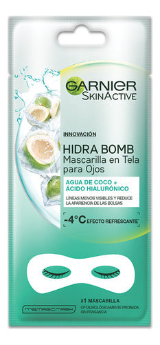 Garnier Skin Active Coconut Eye Tissue Mask 12-Pack - Mascarilla En Tela Para Ojos Garnier Skin Active Coco 12U