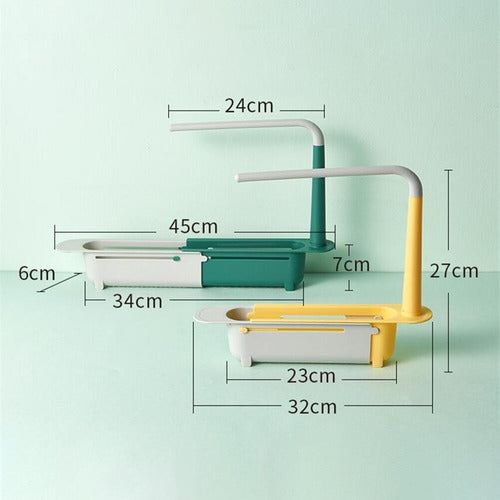 Everest Telescopic Drain Rack for Sink, Sponge Holder 1