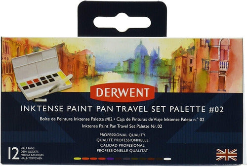 Derwent Inktense Painting X 12 Pastels Set #2 3